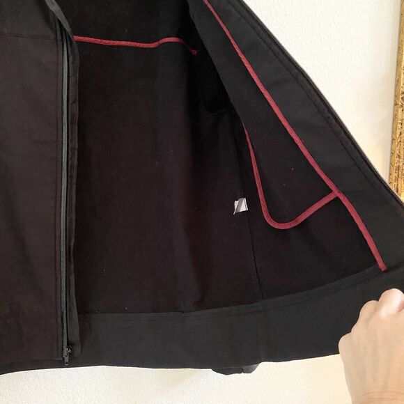 Banana Republic Men's‎ Long Sleeve Black Full Zip Fleece Lined Jacket Size M - Picture 8 of 10